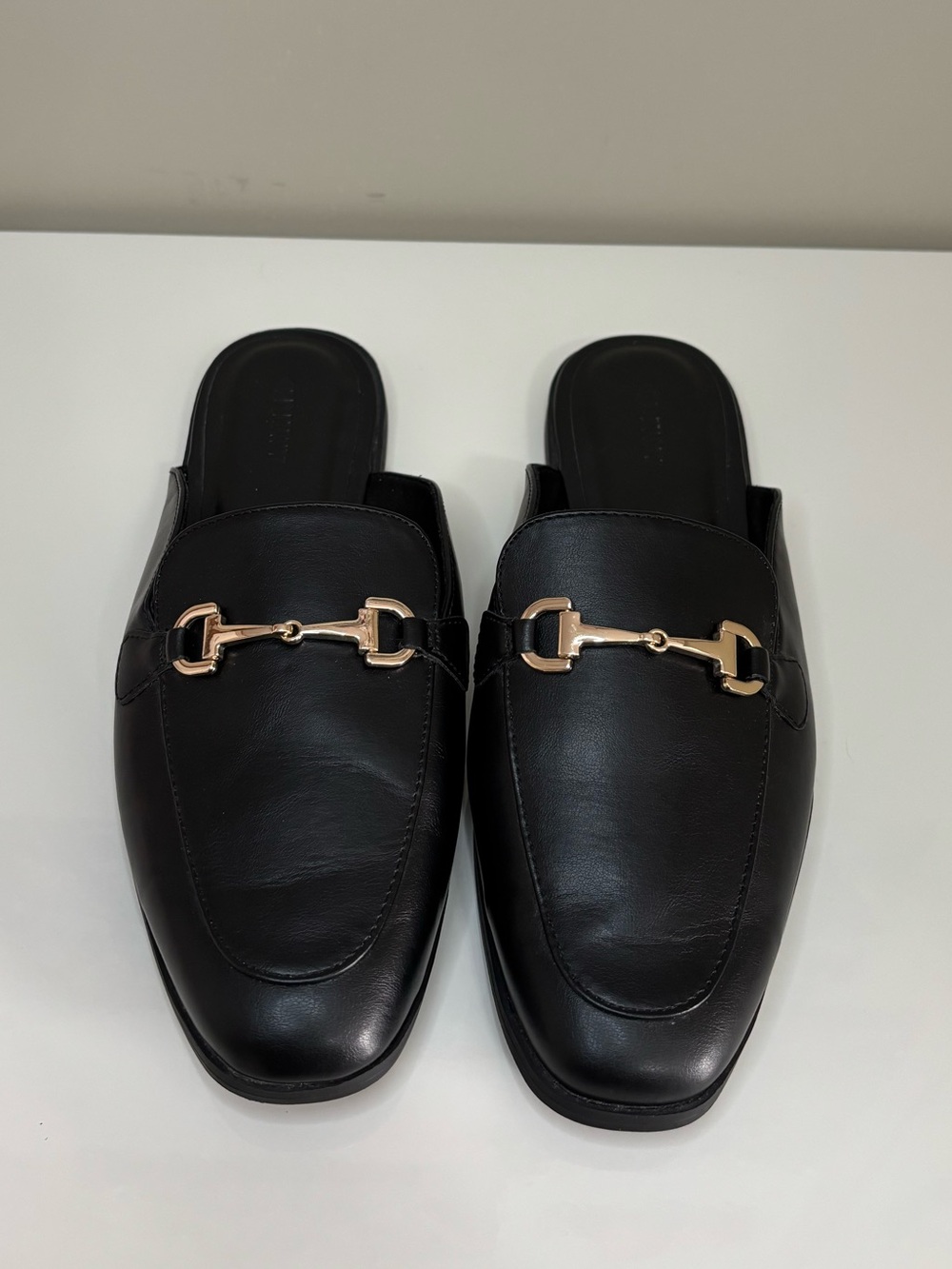Old Navy Faux Leather Loafer Mule Dress Shoes